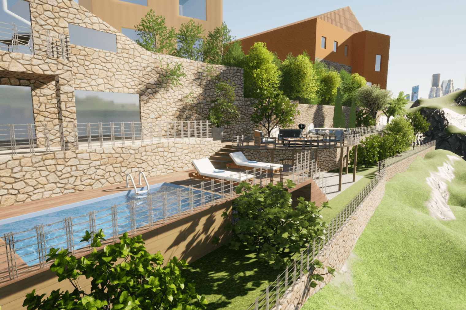 Réalisation paysagère ATCP à Nice 1